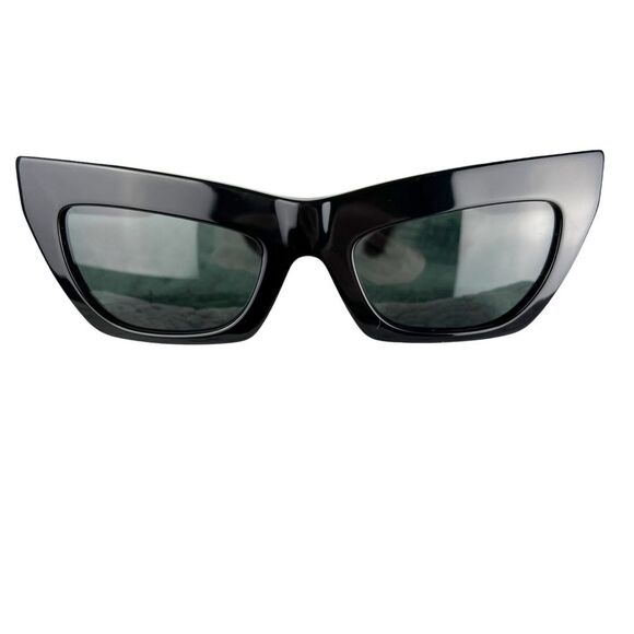 Burberry NEW Black Cat Eye BE4405 Grey Lense Chunky Designer - Picture 4 of 13